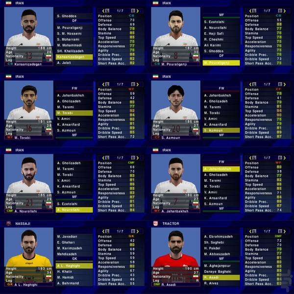 فوتبالeFootball ۲۰۲۳ (گزارش فارسی) - عکس بازی موبایلی اندروید