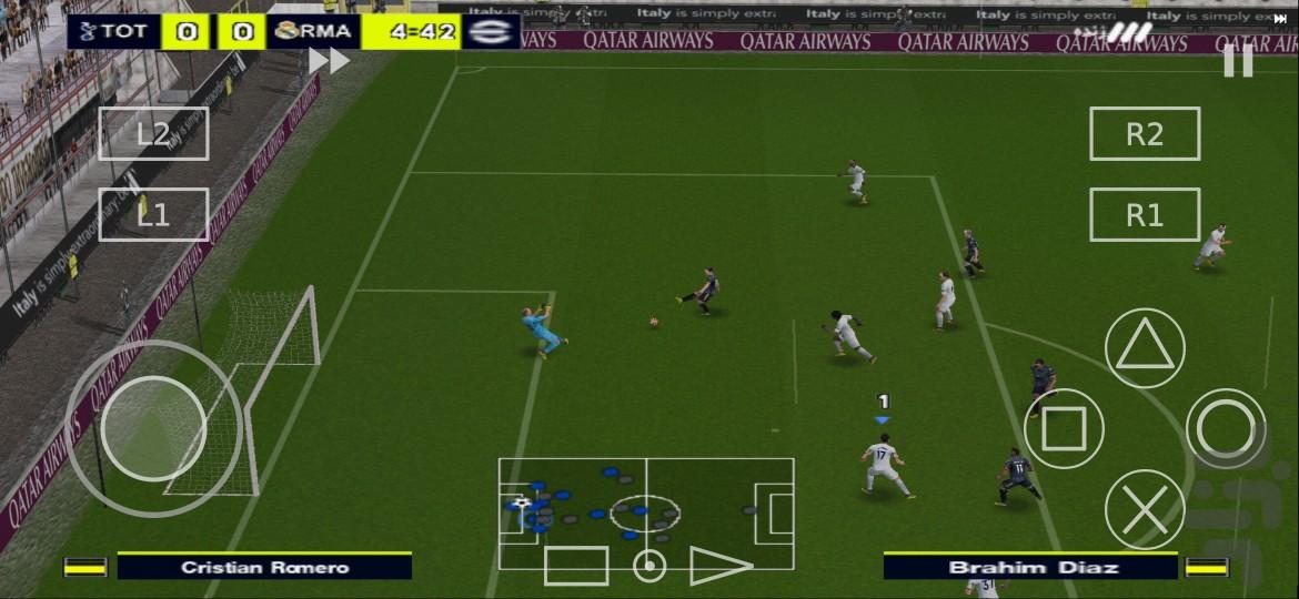 فوتبال eFootball 2024 PS2 شبیه ساز - عکس بازی موبایلی اندروید