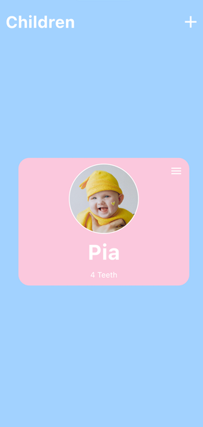 Deciduous teeth - Baby APP - Image screenshot of android app