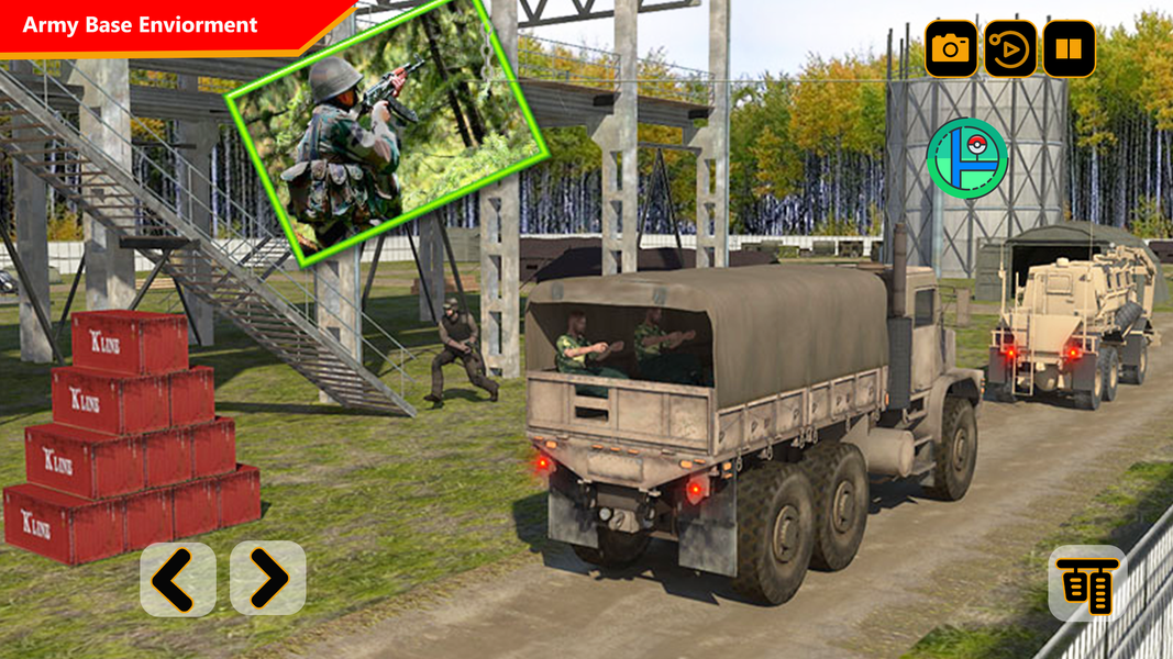 Army Truck Game: Offroad Games - Gameplay image of android game
