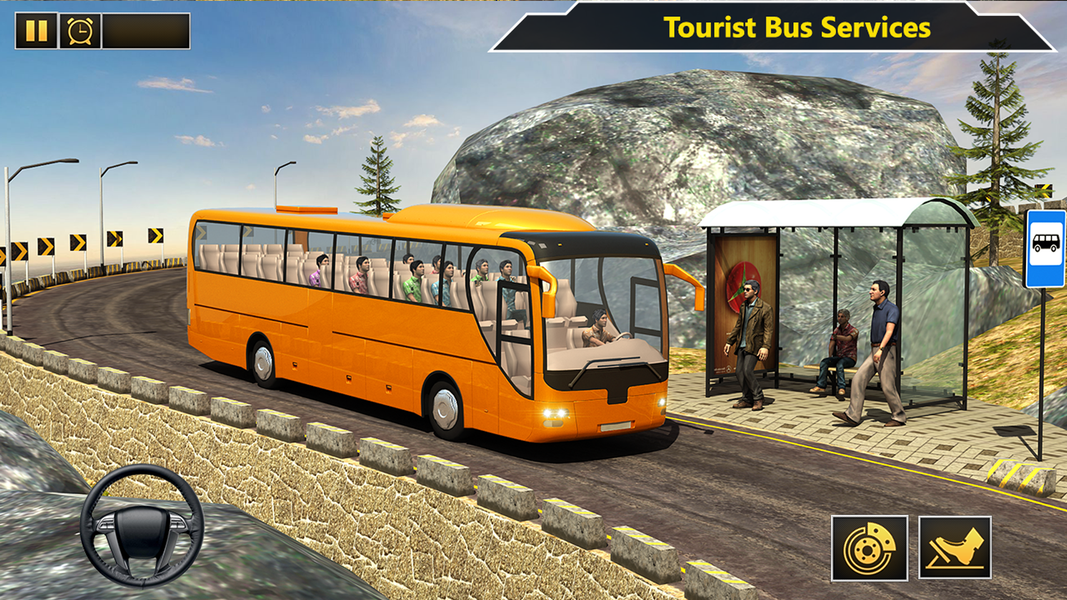 Tourist Bus Game 3D - Gameplay image of android game