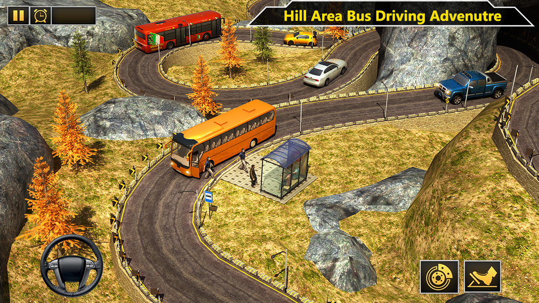 Tourist Bus Game 3D - Gameplay image of android game