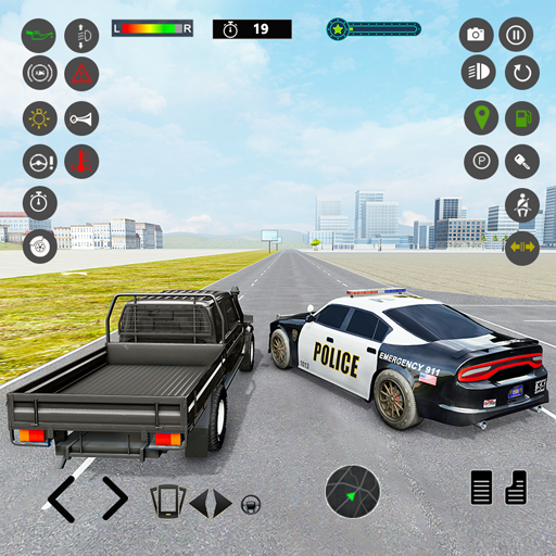 Cop Car: Police Car Racing - Gameplay image of android game