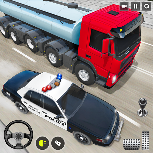 Cop Car: Police Car Racing - Gameplay image of android game