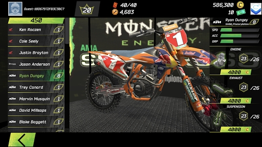 Monster Energy Supercross Game - عکس بازی موبایلی اندروید