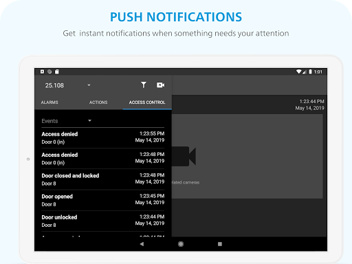 XProtect® Mobile Express & Pro - عکس برنامه موبایلی اندروید