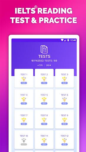 IELTS® Reading Tests - Image screenshot of android app
