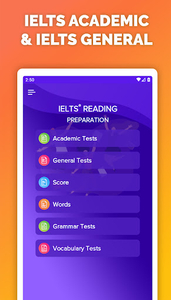 IELTS® Reading Tests - Image screenshot of android app