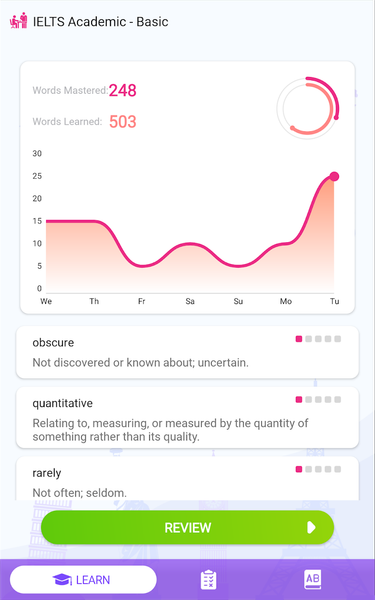Learnish: Learn English Words - Image screenshot of android app