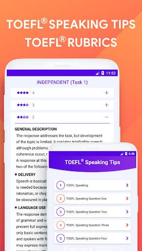Speaking: TOEFL® Speaking - عکس برنامه موبایلی اندروید
