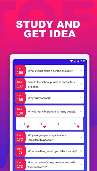 Writing - TOEFL® Essay 2025 - Image screenshot of android app