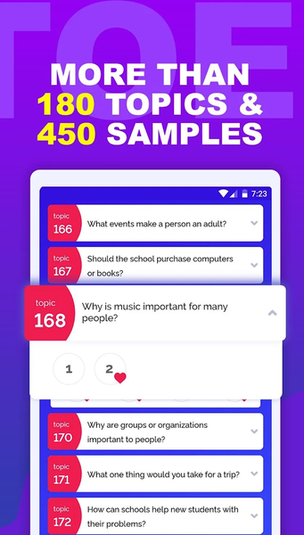 Writing - TOEFL® Essay 2025 - Image screenshot of android app