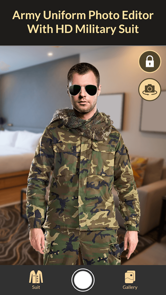 Military Suit Photo Editor for - عکس برنامه موبایلی اندروید