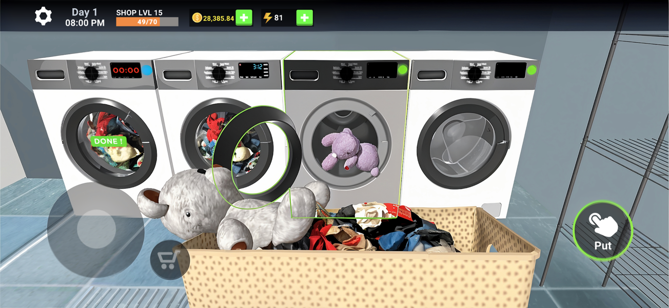 Laundry Manager: Wash & Profit - عکس بازی موبایلی اندروید