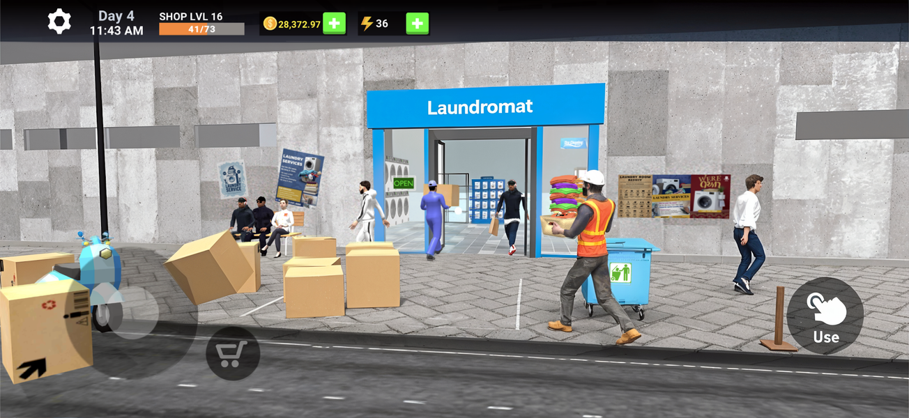 Laundry Manager: Wash & Profit - عکس بازی موبایلی اندروید