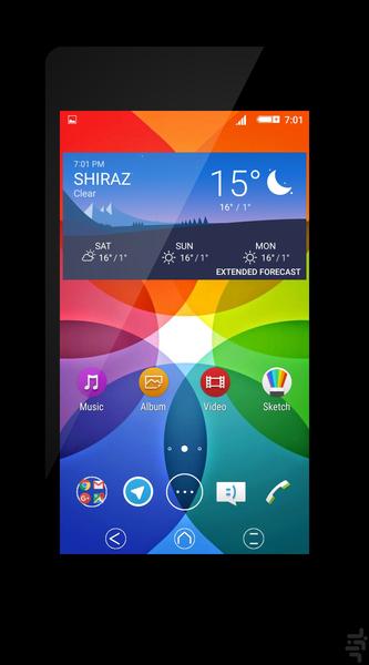 OS Xperia Theme - عکس برنامه موبایلی اندروید