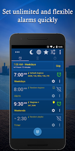Alarm Clock, Timer & Stopwatch - عکس برنامه موبایلی اندروید