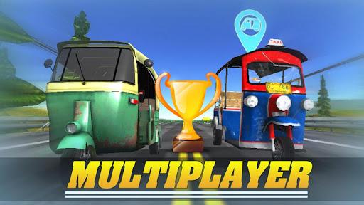 Indian Auto Rickshaw Driving - Gameplay image of android game