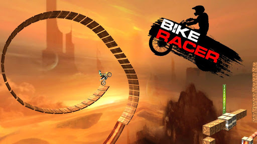 Bike Racer stunt games - Gameplay image of android game