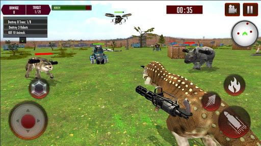 Dinosaur Shooting Games - Gameplay image of android game