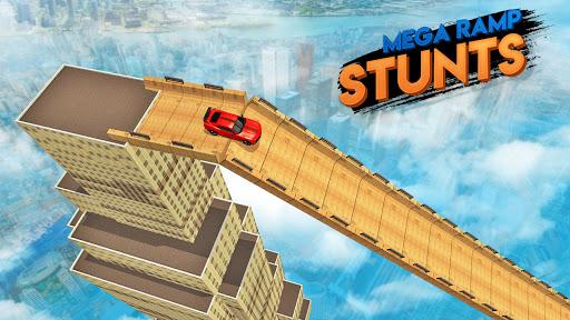 Mega Ramp Stunts : Car Game - Gameplay image of android game