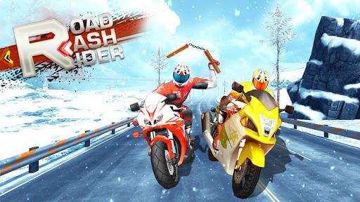 Road Rash Rider - Gameplay image of android game