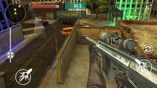 Zombie Sniper Shooter - Gameplay image of android game