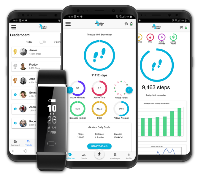 One Million Steps - عکس برنامه موبایلی اندروید