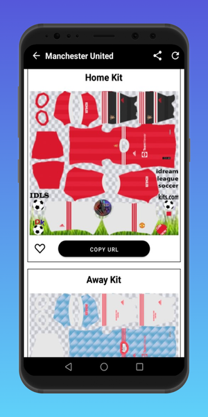 Dream Soccer 23 Kits - Image screenshot of android app