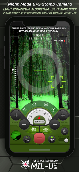 Night Mode GPS Stamp Camera - Image screenshot of android app