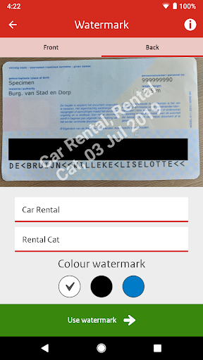 KopieID - Image screenshot of android app