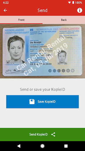 KopieID - Image screenshot of android app