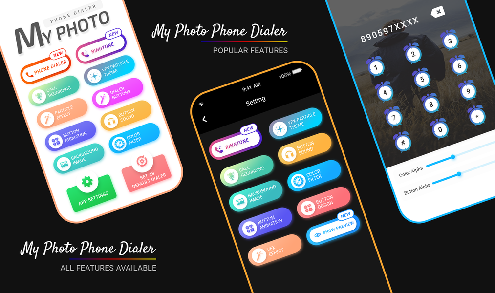 My Photo Phone Dialer - عکس برنامه موبایلی اندروید