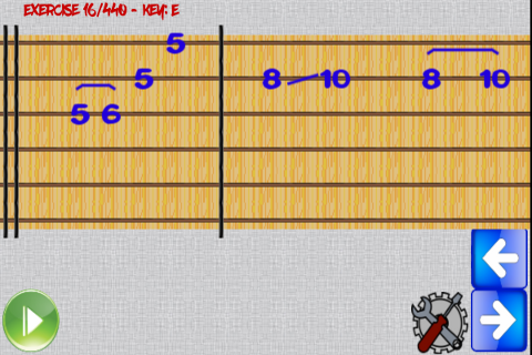 Guitar Blues Exercises - Image screenshot of android app