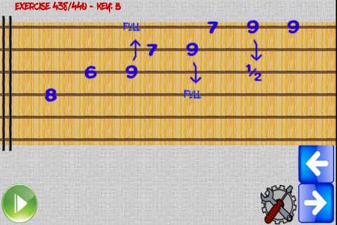 Guitar Blues Exercises - Image screenshot of android app