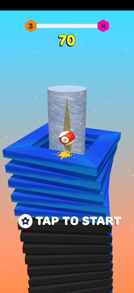 Stack Ball Tower Breaker - Gameplay image of android game