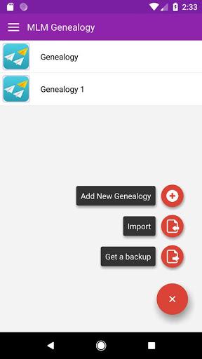 MLM Genealogy - Mind Map - عکس برنامه موبایلی اندروید