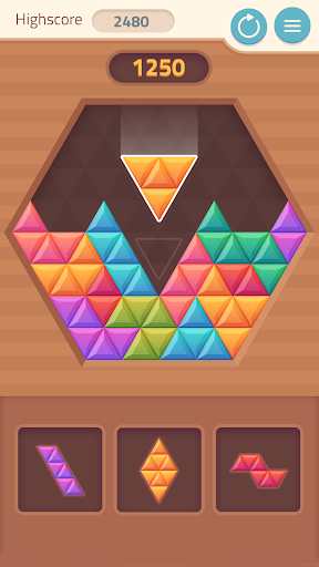 Triangles & Blocks - Gameplay image of android game