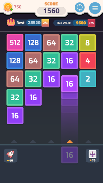 Merge Puzzle Box: Number Games - Gameplay image of android game