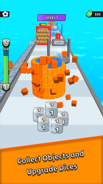Nice Dice 3D - عکس بازی موبایلی اندروید