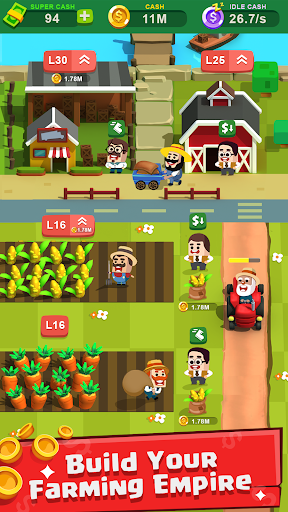 Idle Farming - Farm Tycoon - Gameplay image of android game