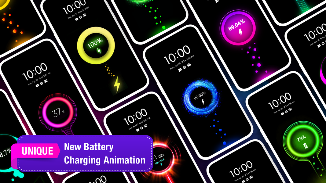 Battery Charging Animation App - عکس برنامه موبایلی اندروید