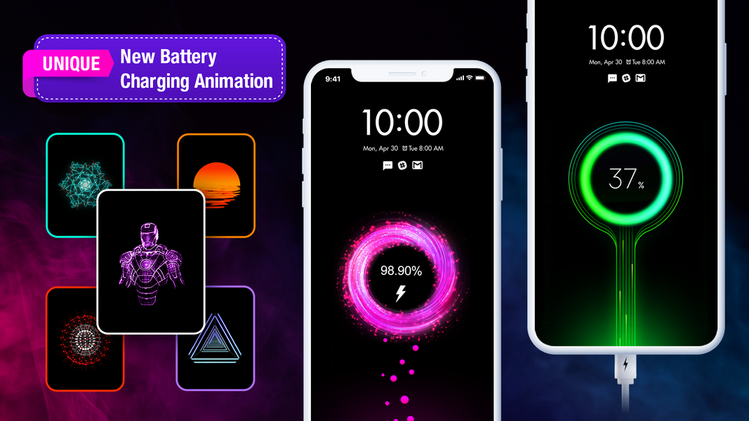 Battery Charging Animation App - عکس برنامه موبایلی اندروید