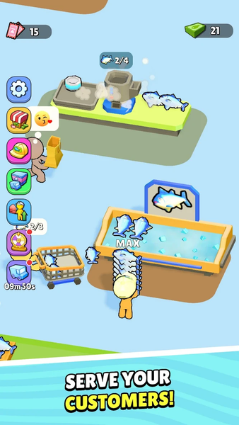 My Fish Mart: Idle Tycoon Game - عکس بازی موبایلی اندروید