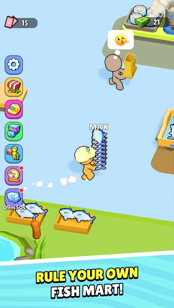 My Fish Mart: Idle Tycoon Game - عکس بازی موبایلی اندروید