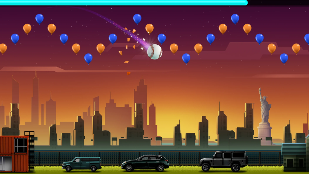 Flick Baseball Super Homerun - Gameplay image of android game