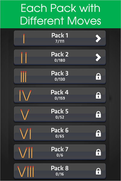 Matchstick Puzzle Game | Match - عکس بازی موبایلی اندروید