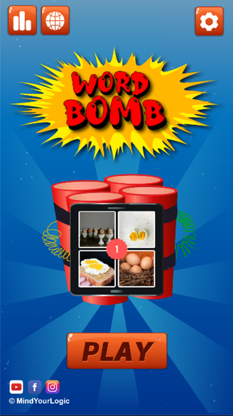 Word Bomb : 4 pics 1 word - عکس بازی موبایلی اندروید