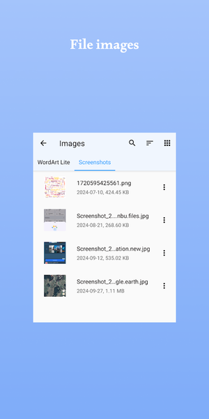 File Explorer - عکس برنامه موبایلی اندروید