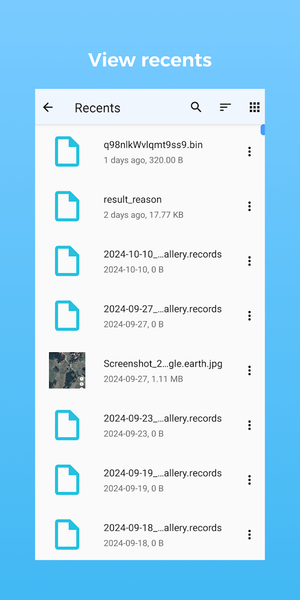 File Explorer - عکس برنامه موبایلی اندروید